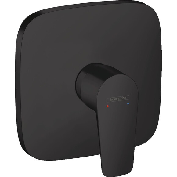 Смесителя скрытого монтажа для душа Hansgrohe Talis E Black Matt 71765670+01800180 (черный матовый, внутренняя часть в комплекте), фото 2