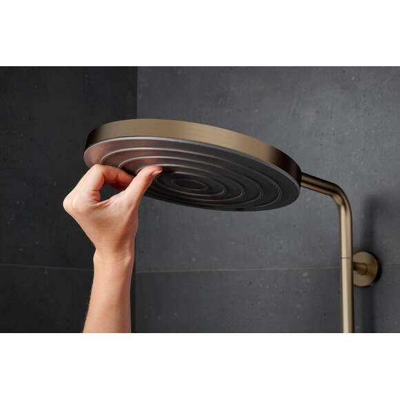 Душова система з термостатом Hansgrohe Pulsify S Puro Brushed Bronze 24237140 (брашована бронза), Колір виробника: брашована бронза, фото , изображение 6