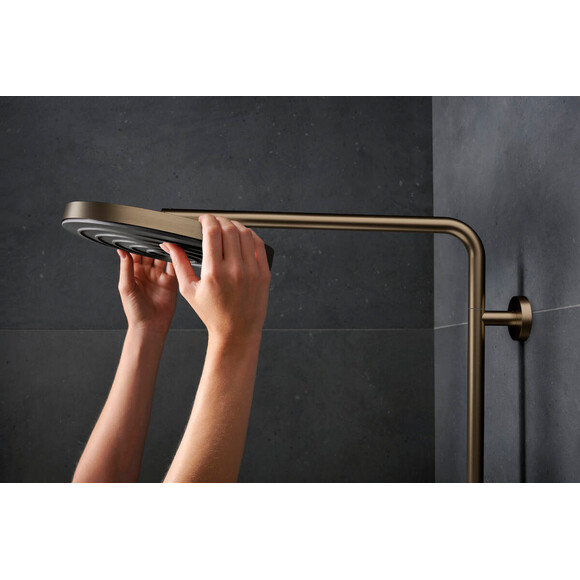 Душова система з термостатом Hansgrohe Pulsify S Puro Brushed Bronze 24237140 (брашована бронза), Колір виробника: брашована бронза, фото , изображение 7