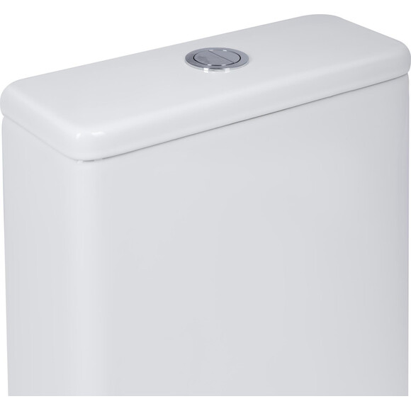 Безобідковий унітаз-компакт Qtap Tern Ultra Quiet QT17222175AUQ1W (воронкоподібний, з сидінням), фото , изображение 13