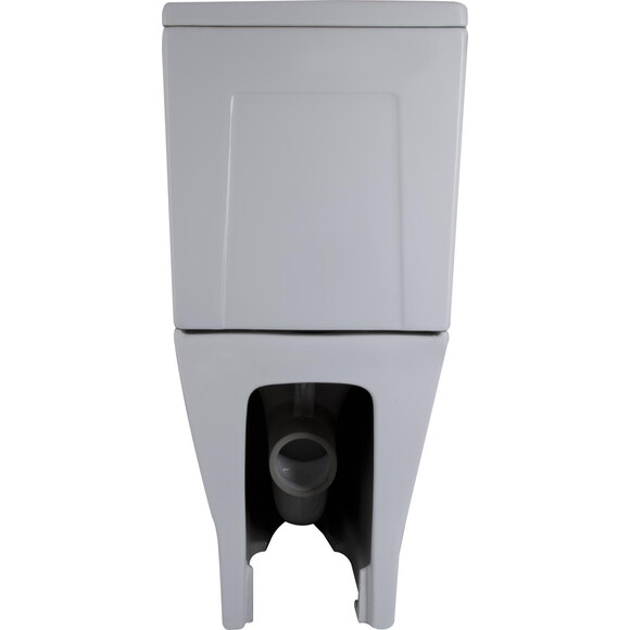 Безобідковий унітаз-компакт Qtap Cardinal Ultra Quiet QT04222168AUQ3W (воронкоподібний, з сидінням), фото , изображение 5