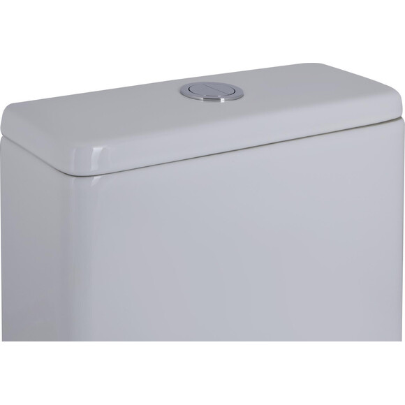 Безобідковий унітаз-компакт Qtap Cardinal Ultra Quiet QT04222168AUQ3W (воронкоподібний, з сидінням), фото , изображение 8