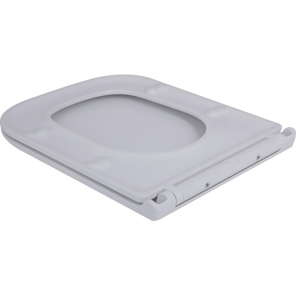 Безобідковий унітаз-компакт Qtap Cardinal Ultra Quiet QT04222168AUQ3W (воронкоподібний, з сидінням), фото , изображение 14