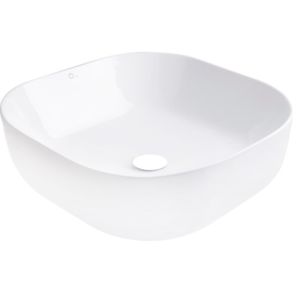 Умивальник Qtap Kolibri White QT1011K396WN (42x42 см, чаша), фото , изображение 2