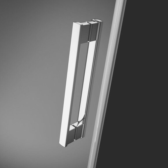Душові двері Radaway Idea DWJ Chrome 387014-01-01R (100 см, правостороння, скло прозоре, профіль хром), Доступні розміри: 100, Колір виробника: хром, Расположение проема (входа): слева, фото , изображение 6