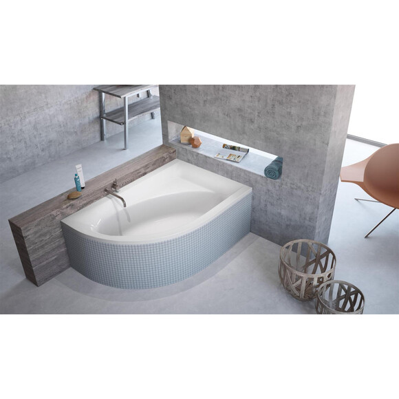 Акриловая ванна Radaway Mistra WA1-07-150x100PS (150x100 см, правосторонняя, с ножками и сифоном), Доступные размеры: 150 x 100 R, фото 2