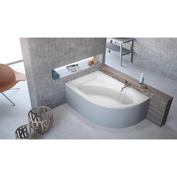 Акриловая ванна Radaway Mistra WA1-07-150x100LS (150x100 см, левосторонняя, с ножками и сифоном), Доступные размеры: 150 x 100 L, фото 2