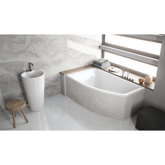 Акрилова ванна Radaway Sitera WA1-32-150x085LS (150x85 см, лівостороння, з ніжками та сифоном), Доступні розміри: 150 x 85 L, фото , изображение 2