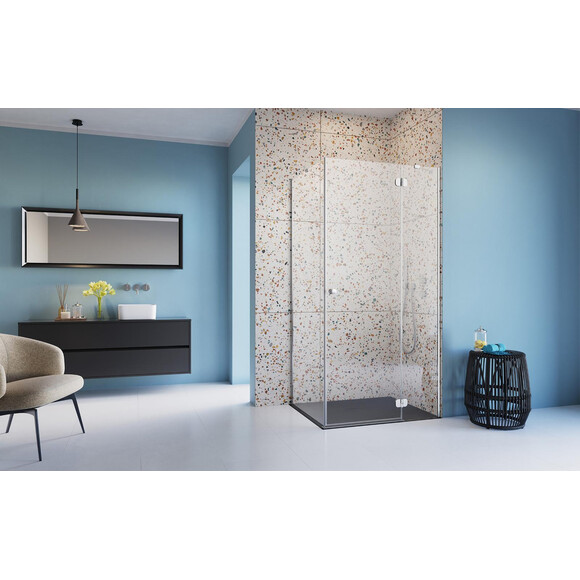 Душова кабіна Radaway Torrenta KDJ Chrome 132202-01-01R (90x90R см, правостороння, скло прозоре, петлі хром), Доступні розміри: 90 x 90 R, фото , изображение 3