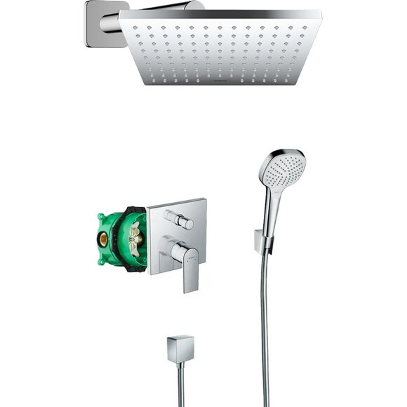 Душова система Hansgrohe Vernis Shape & Croma Select E 71281000 (прихованого монтажу), фото 
