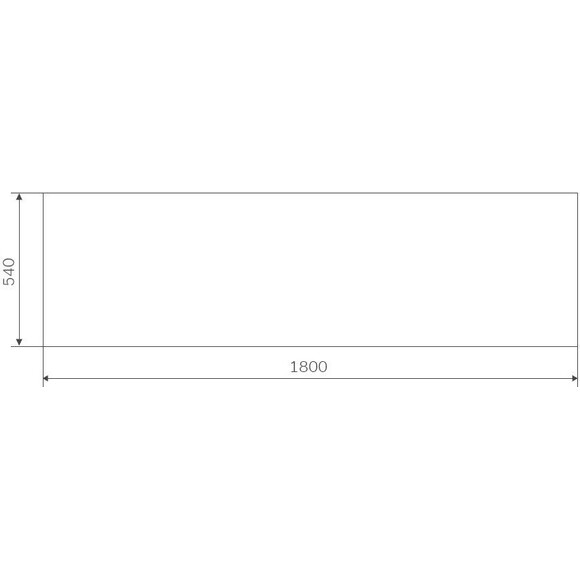 Панель для ванни Am.Pm Gem W90A-180-080W-P (180 см, фронтальна), фото , изображение 3
