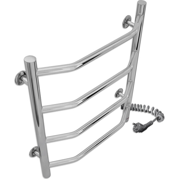 Электрический полотенцесушитель Laris Виктория П4 S3 73207819 (450x500, хром/белый/черный/золото/бронза, правый, сенсорный, с программатором), Доступные размеры: 450 x 500, Подключение полотенцесушителя: правое, фото 4