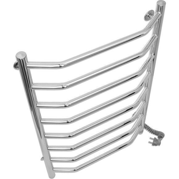 Электрический полотенцесушитель Laris Виктория П8 S3 73207825 (500x800, хром/белый/черный/золото/бронза, правый, сенсорный, с программатором), Доступные размеры: 500 x 800, Подключение полотенцесушителя: правое, фото 4