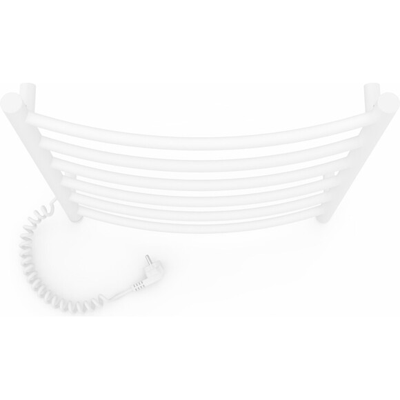 Электрический полотенцесушитель Laris Зебра Классик ЧК6 S3 73207860 (500x600, белый глянцевый, левый, сенсорный, с программатором), Доступные размеры: 500 x 600, Подключение полотенцесушителя: левое, фото 5