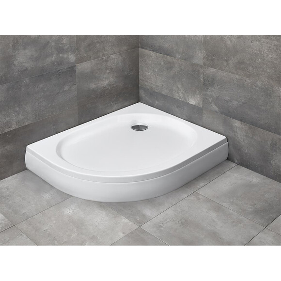 Душовий піддон Radaway Patmos E 4P91217-03R (120x90 см, правосторонній, з ніжками та панеллю), Доступні розміри: 120 x 90 R, фото 
