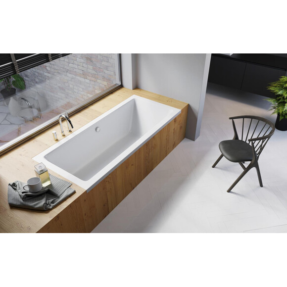 Акриловая ванна Radaway Tea WA1-51-180x080S (180x80 см, с ножками и сифоном), Доступные размеры: 180 x 80, фото 2