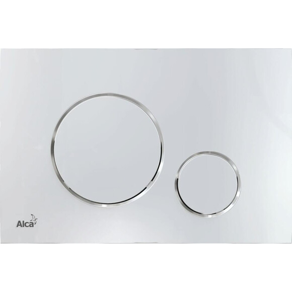 Кнопка змиву AlcaPlast M671 (хром), Колір виробника: хром, фото 