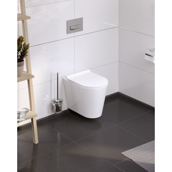 Безободковый подвесной унитаз Koller Pool Orion 1820550198 (OR-0515-RW, с сиденьем), Цвет производителя: белый глянец, фото 2