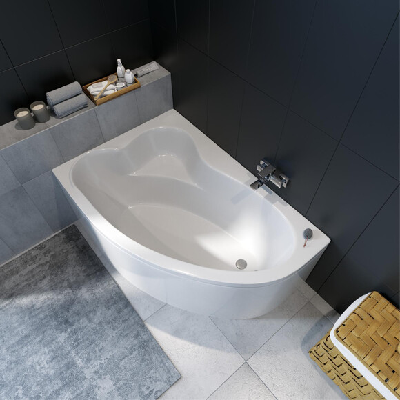 Акриловая ванна Koller Pool Nadine New NADINENEW150X100L (150x100 см, левосторонняя), Доступные размеры: 150 x 100 L, фото 2