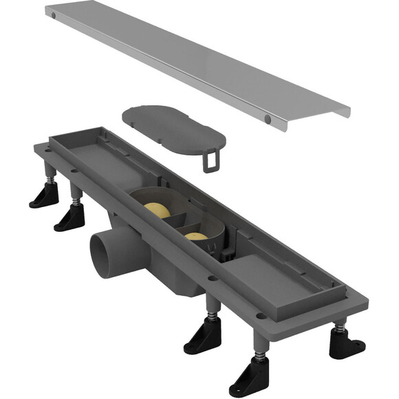 Лінійний трап Koller Pool Aqua AQG0500 (50 см, з решіткою Grace), Доступні розміри: 50, фото , изображение 5