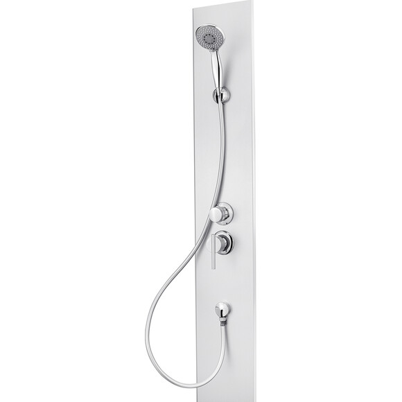 Душевой бокс Kroner KRP Enzo EnzoWDCFF9090 (WD.C.F.F. 90x90 см, стекло матовое, профиль сатин, с поддоном), Цвет производителя: матовое рифленое стекло, фото 10