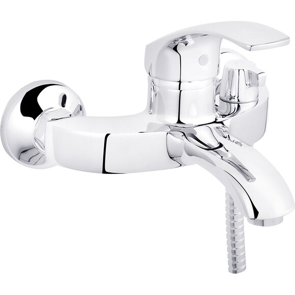 Смеситель для ванны Kroner KRP Konstante C060 (с лейкой и шлангом), фото 