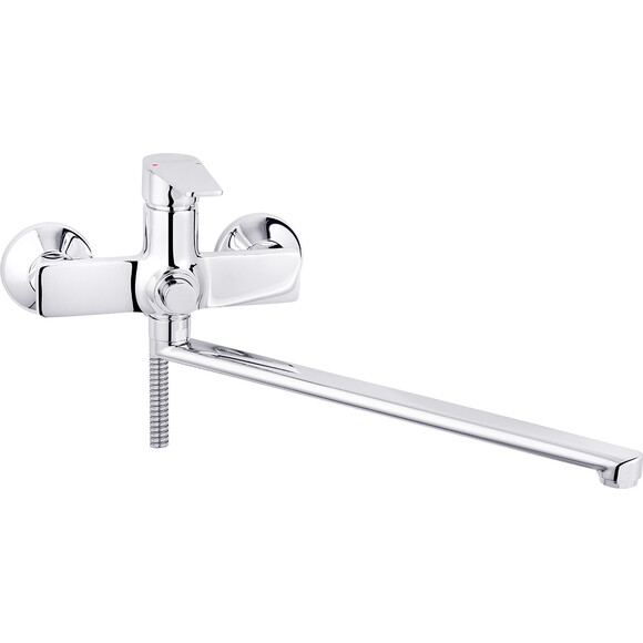 Смеситель для ванны Kroner KRP Eifel C070 (с лейкой и шлангом), фото 2