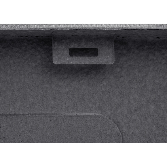 Кухонная мойка Kroner KRP Schwarze 6350HM PVD (KRPSchwarze-6350HMPVD, 63x50 см, 3.0/1.0 мм, с коландером и сифоном), Доступные размеры: 63 x 50, фото 7