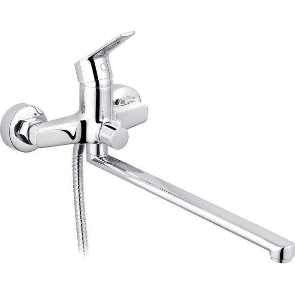 Смеситель для ванны Kroner KRP Hagen C070 (с лейкой и шлангом), фото 2