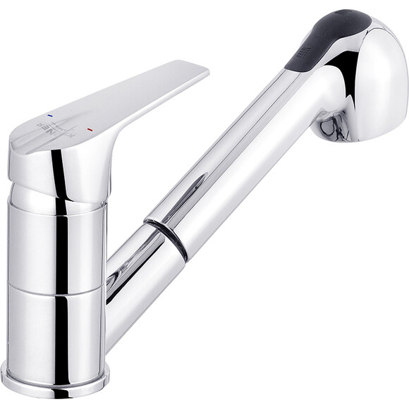 Смеситель для кухни Kroner KRM Odra C030-T (c выдвижной лейкой), фото 2