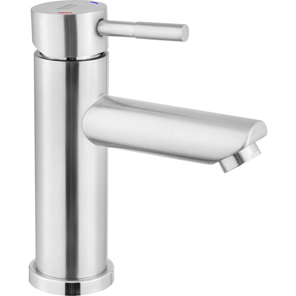 Змішувач для умивальника Kroner KRP Edelstahl Klassisch ESG010 (нержавіюча сталь), Колір виробника: нержавіюча сталь, фото 