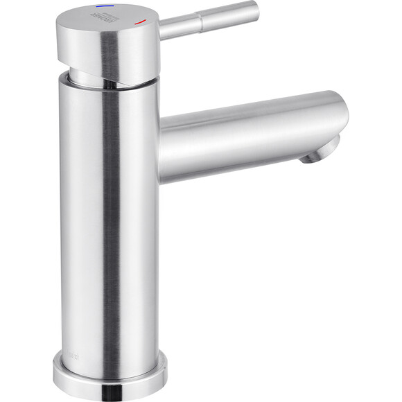 Змішувач для умивальника Kroner KRP Edelstahl Klassisch ESG010 (нержавіюча сталь), Колір виробника: нержавіюча сталь, фото , изображение 3