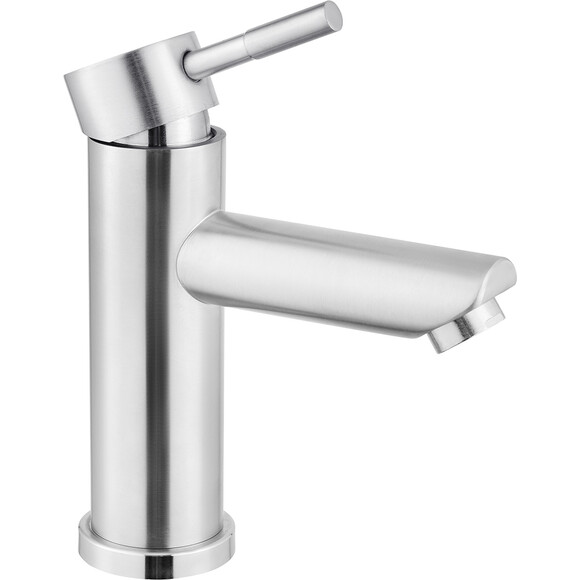 Змішувач для умивальника Kroner KRP Edelstahl Klassisch ESG010 (нержавіюча сталь), Колір виробника: нержавіюча сталь, фото , изображение 4