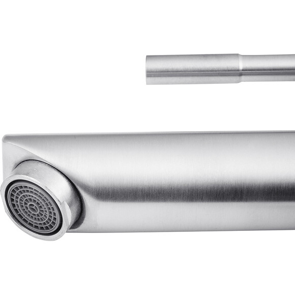 Змішувач для умивальника Kroner KRP Edelstahl Klassisch ESG010 (нержавіюча сталь), Колір виробника: нержавіюча сталь, фото , изображение 6