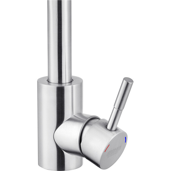 Смеситель для умывальника Kroner KRP Edelstahl Klassisch ESG011 (нержавейка), фото 5