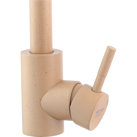 Смеситель для кухни Kroner KRP Edelstahl Klassisch COL035 (бежевый), Цвет производителя: бежевый матовый, фото 5