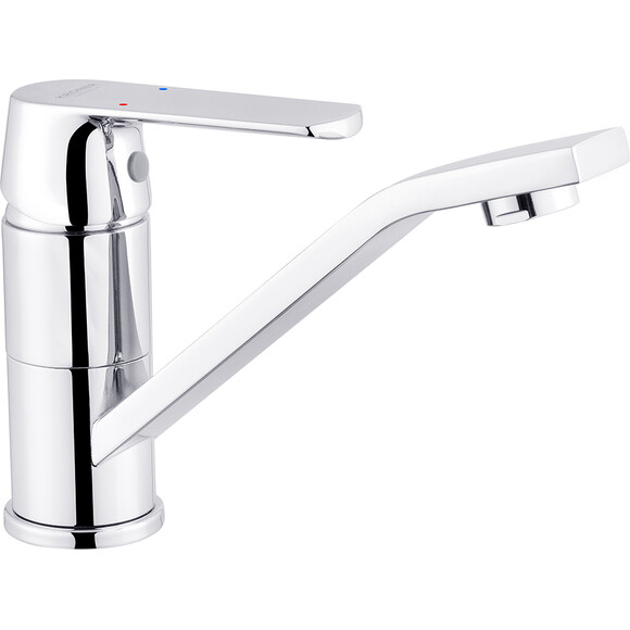 Смеситель для умывальника Kroner KRP Armada C011 (хром), Цвет производителя: хром, фото 