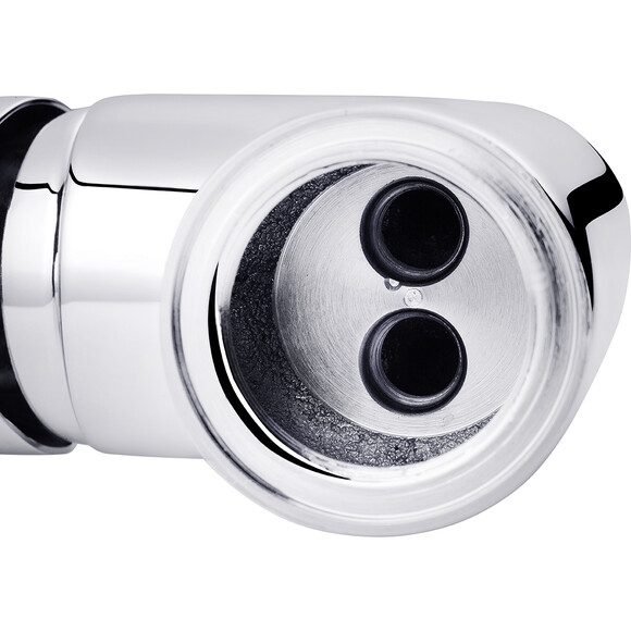 Смеситель для кухни Kroner KRP Küche C031GRA (хром/серый, с гибким изливом), Цвет производителя: хром, серый, фото 7