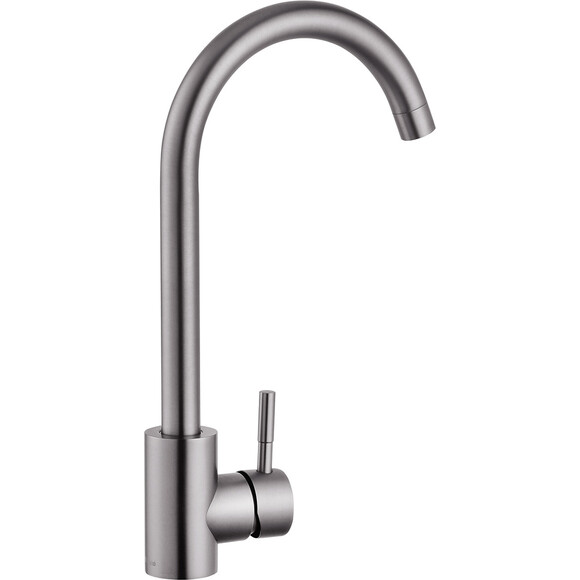 Змішувач для кухні Kroner KRP Edelstahl Klassisch SCH035PVD (графіт), Колір виробника: графіт, фото , изображение 2