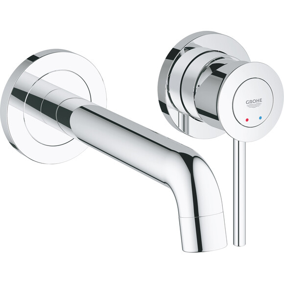 Змішувач прихованого монтажу для умивальника Grohe BauClassic Neutral 2029200C (внутрішня частина у комплекті), фото 