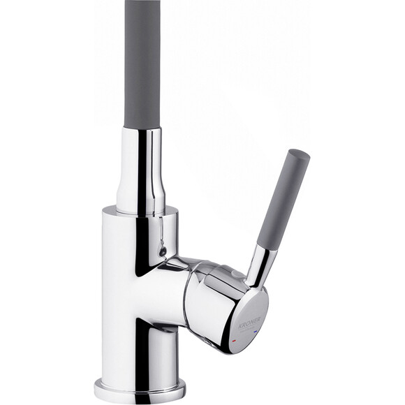 Смеситель для кухни Kroner KRM Küche C132GRA (хром/серый), Цвет производителя: хром, серый, фото 5