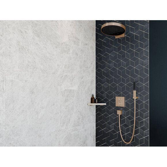 Верхній душ Hansgrohe Rainfinity 360 Brushed Bronze 26230140 (брашована бронза, 1 режим струменя, з кронштейном), Колір виробника: брашована бронза, фото , изображение 2