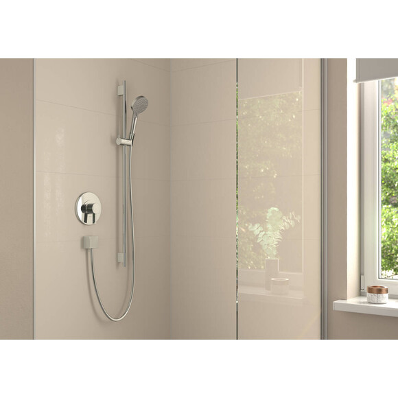 Лейка для душа Hansgrohe Vernis Blend EcoSmart Chrome 26340000 (хром, двухрежимная), Цвет производителя: хром, фото 2