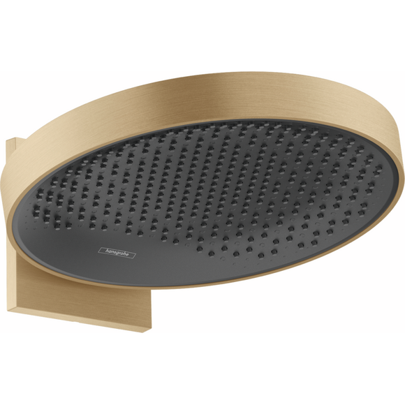 Верхній душ Hansgrohe Rainfinity 360 Brushed Bronze 26230140 (брашована бронза, 1 режим струменя, з кронштейном), Колір виробника: брашована бронза, фото 