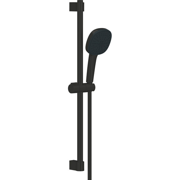 Зовнішня частина змішувача прихованого монтажу для душу Grohe Cubeo 1053352430 (чорна матова, з душовим гарнітуром), Колір виробника: чорний матовий, фото , изображение 4