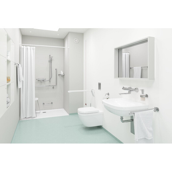 Комплект унітаз з інсталяцією 4 в 1 Grohe 36501000: підвісний унітаз з сидінням Euro Ceramic 39328000 + інсталяція Rapid SL 38528001 + клавіша змиву Arena Cosmopolitan 38844000 + звукоізоляційна прокладка, фото , изображение 5