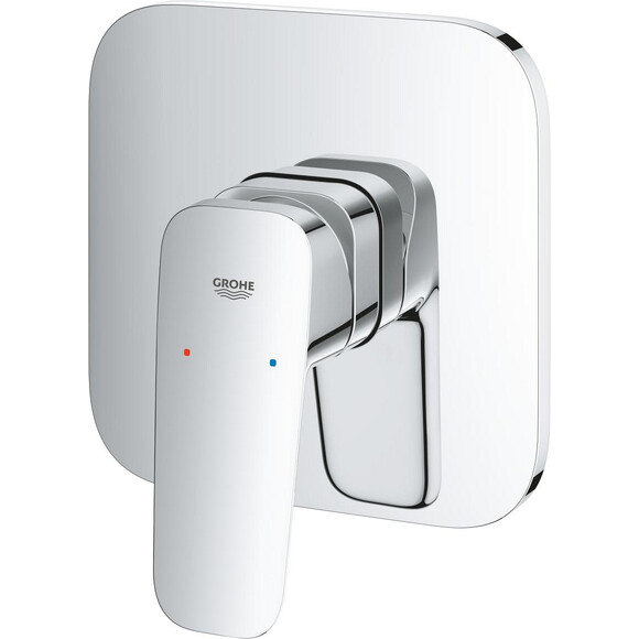 Зовнішня частина змішувача прихованого монтажу для душу Grohe Cubeo 1017770000, фото , изображение 4