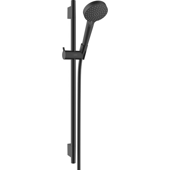 Комплект змішувачів для ванної кімнати Hansgrohe Vernis Shape Black Matt 71561333 (71561670+71650670+26423670, чорний матовий), фото , изображение 4