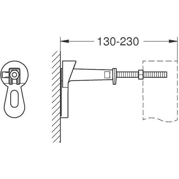 Инсталляция для унитаза 4 в 1 Grohe Rapid SL 3884000G_38505KF0 (с клавишей смыва, прокладкой и креплением к стене), Цвет производителя: черный матовый, фото 10