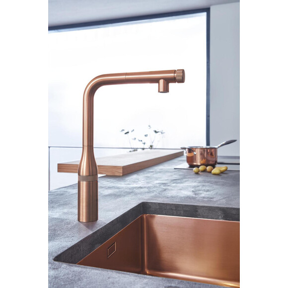 Смеситель для кухни Grohe Accent SmartControl 30444DL0 (теплый закат матовый, с выдвижной лейкой), Цвет производителя: теплый закат матовый, фото 2